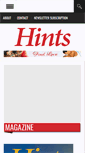 Mobile Screenshot of hintsmagazineonline.com